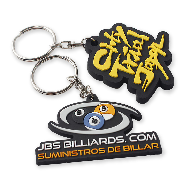 Custom Ecofriendly 2D/3D Rubber Key Chain PVC Customized Keychain OEM Soft Silicone Keychains