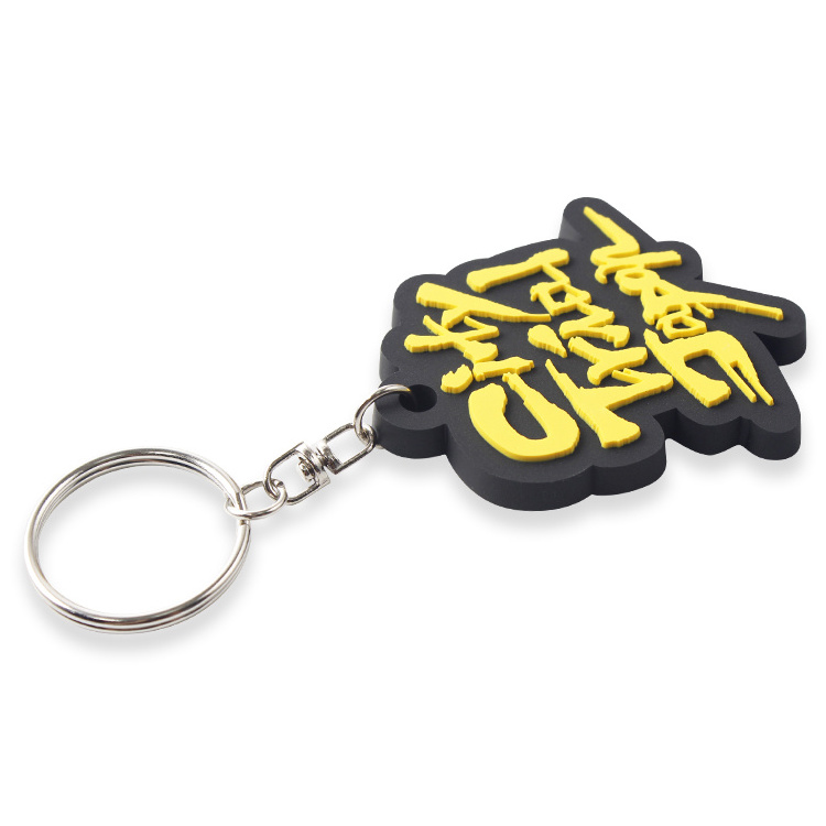 Custom Ecofriendly 2D/3D Rubber Key Chain PVC Customized Keychain OEM Soft Silicone Keychains