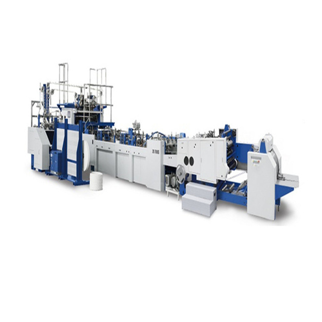 CZB-1260S-450 Fully Automatic Sheet Feeding Paper Bag Making Machine for Shopping Bags