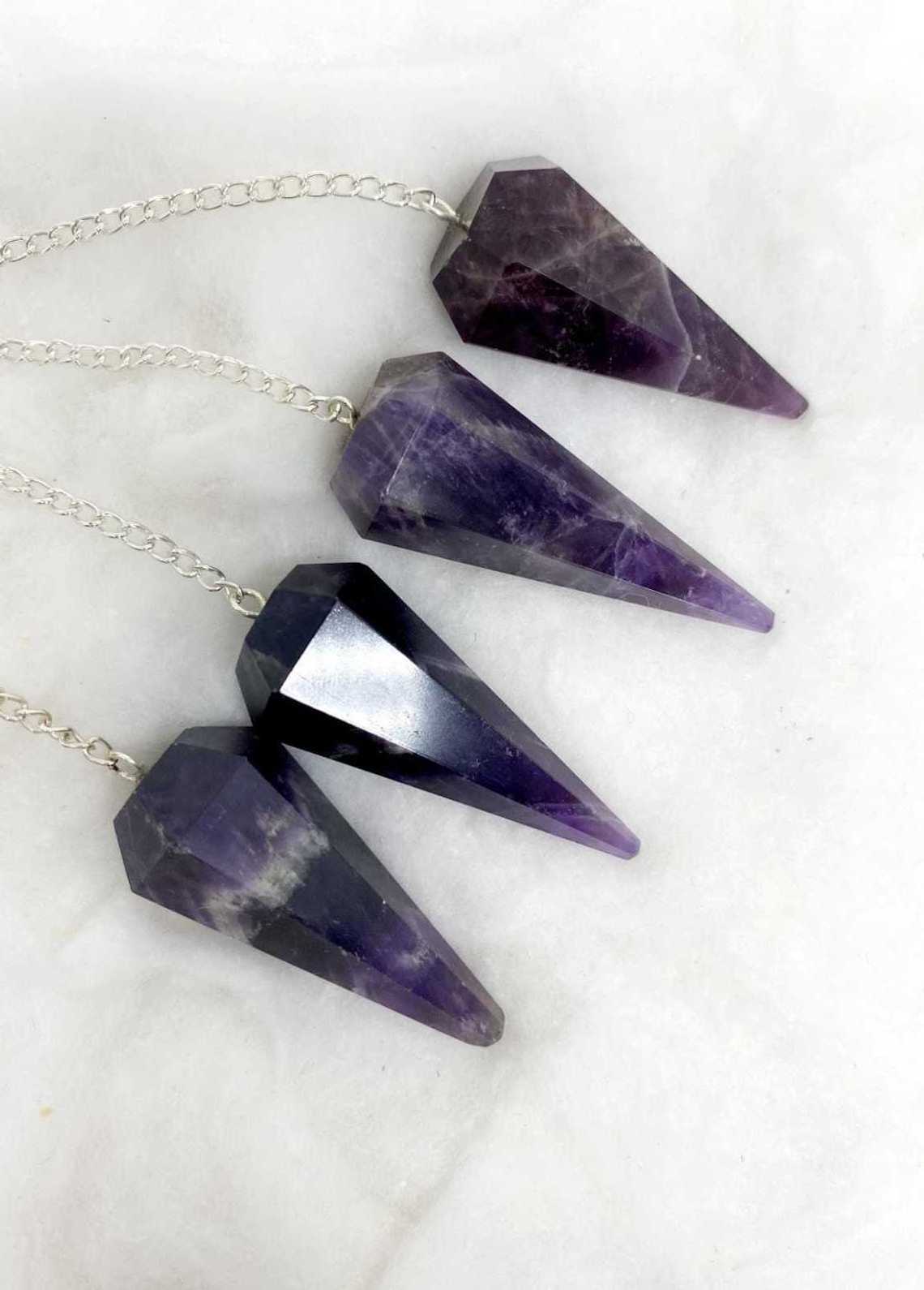 Wholesale Amethyst Crystal Pendulum : High Quality Gemstone Pendulum monovisc Buy Online From Aslam Agate