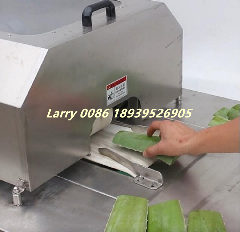 High Performance Aloe Peeling Machine Aloe Vera Peeling Cutting Machine Aloe Vera Peeler Processing Machine