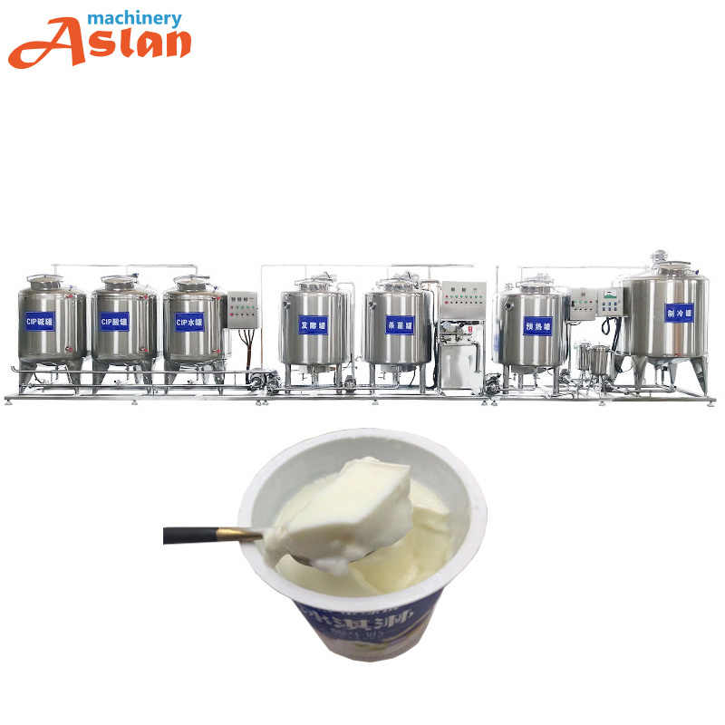 Durable Industrial Yogurt Making Machine Fresh Milk Pasteurizer Commercial Milk Dairy Yogurt Processing Line