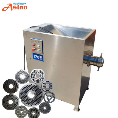 Commercial Fish Meat Grinder / Chicken Bone Grinder Machine / Frozen Meat Grinding Mincer Machine