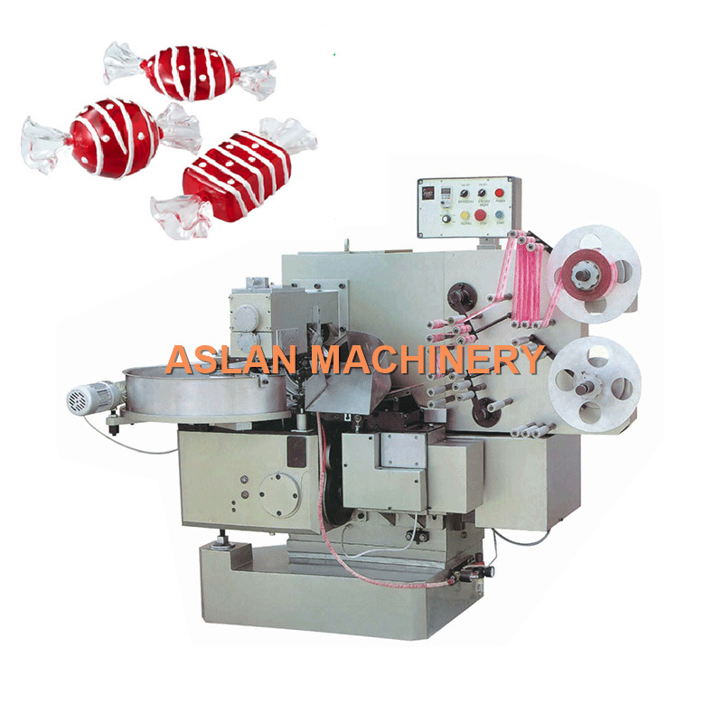 Double Twist Caramel Toffee Candy Wrapping Machine Twist Candy Wrapping Packing Machine Full Automatic