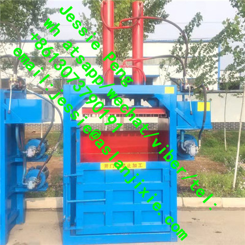 20 ton hydraulic baling pressing machine/ automatic  hydraulic baler machine/ hydraulic china tyre scrap tire baling machine