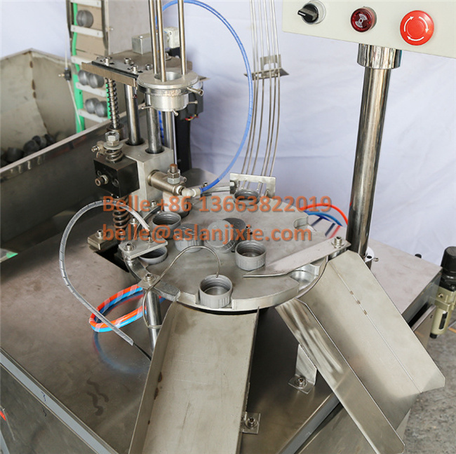 Industrial Drink Bottle Lid Gasket Liner Inserting Machine Plastic Bottle Cover Liner Insert Punching Machine