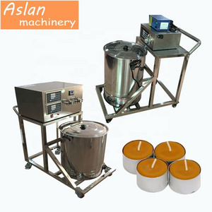 candle filling machine price / movable wax melting & jar candle filler machine / glass jar candle fill machine