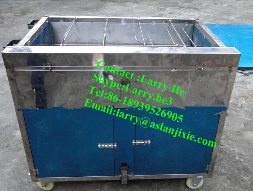 charcoal chicken grill machine/pecking duck roaster/gas chicken rotisserie machine