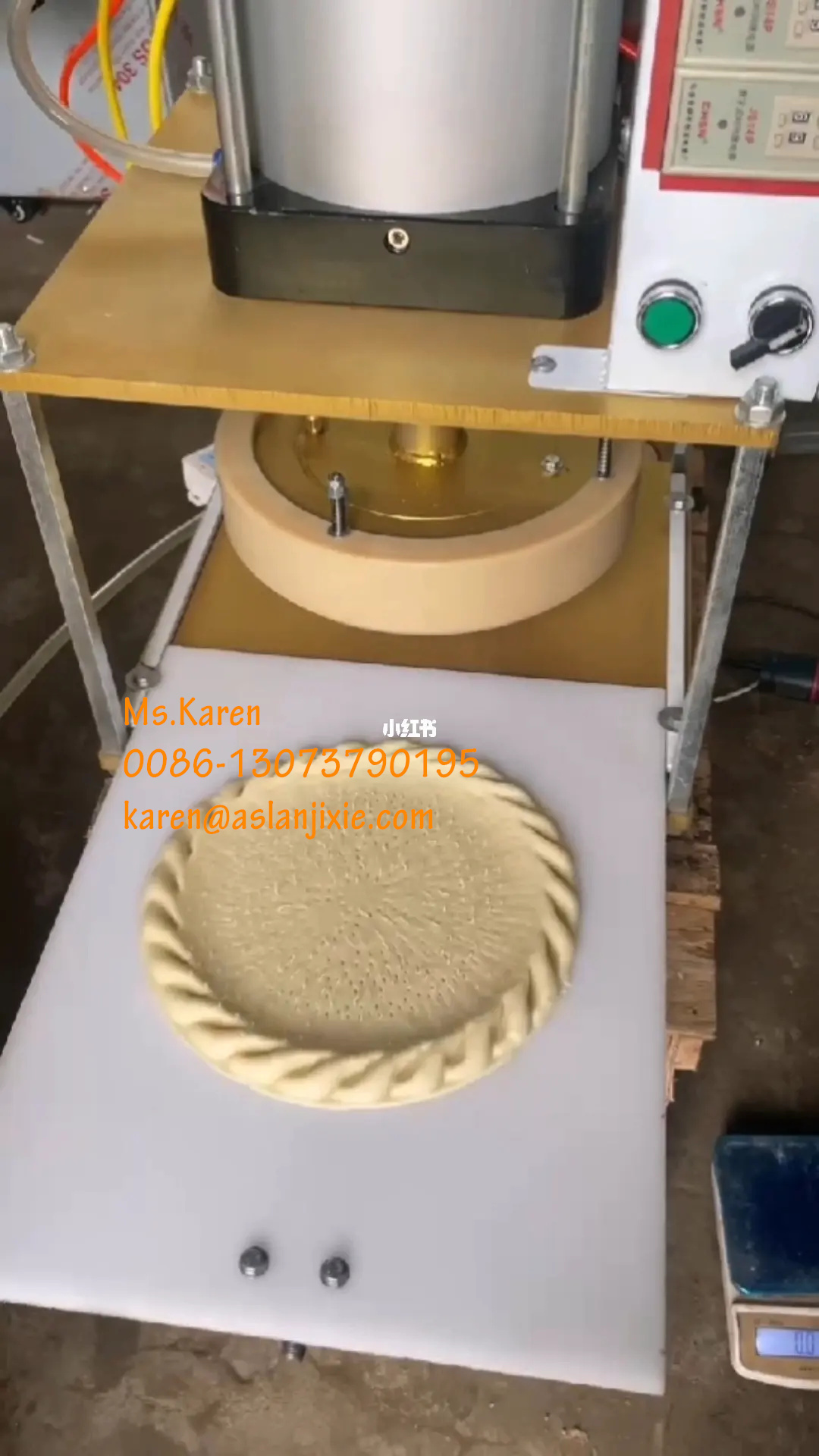 Nang Pressing Machine Pizza Bread Presser Maker Russia Naan Making Machine