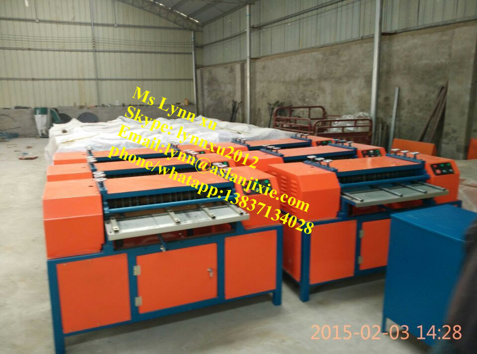 scrap radiator copper wire recycling machine/air conditioner radiator separator