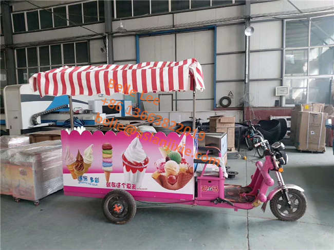 Electric Mobile Food Carts for Sale /Ice Cream Bike/Bicycle Truck Ice Cream Bikes