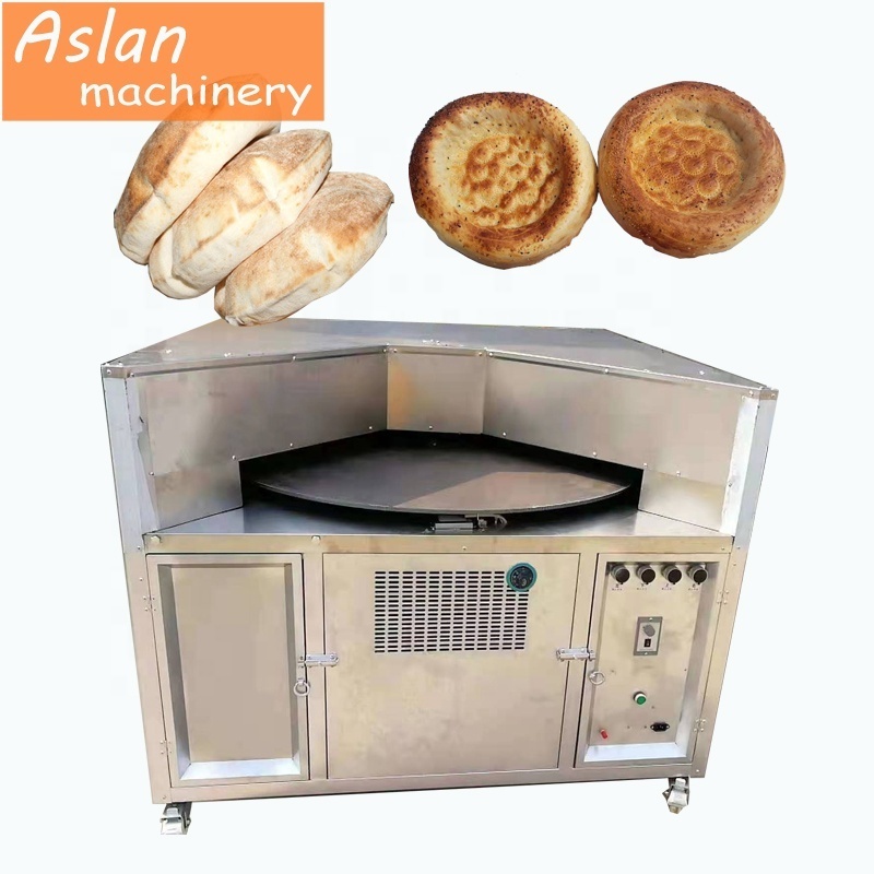 Arab pita baking oven/electric flat bread baking machine/gas heating pocket bread baking oven