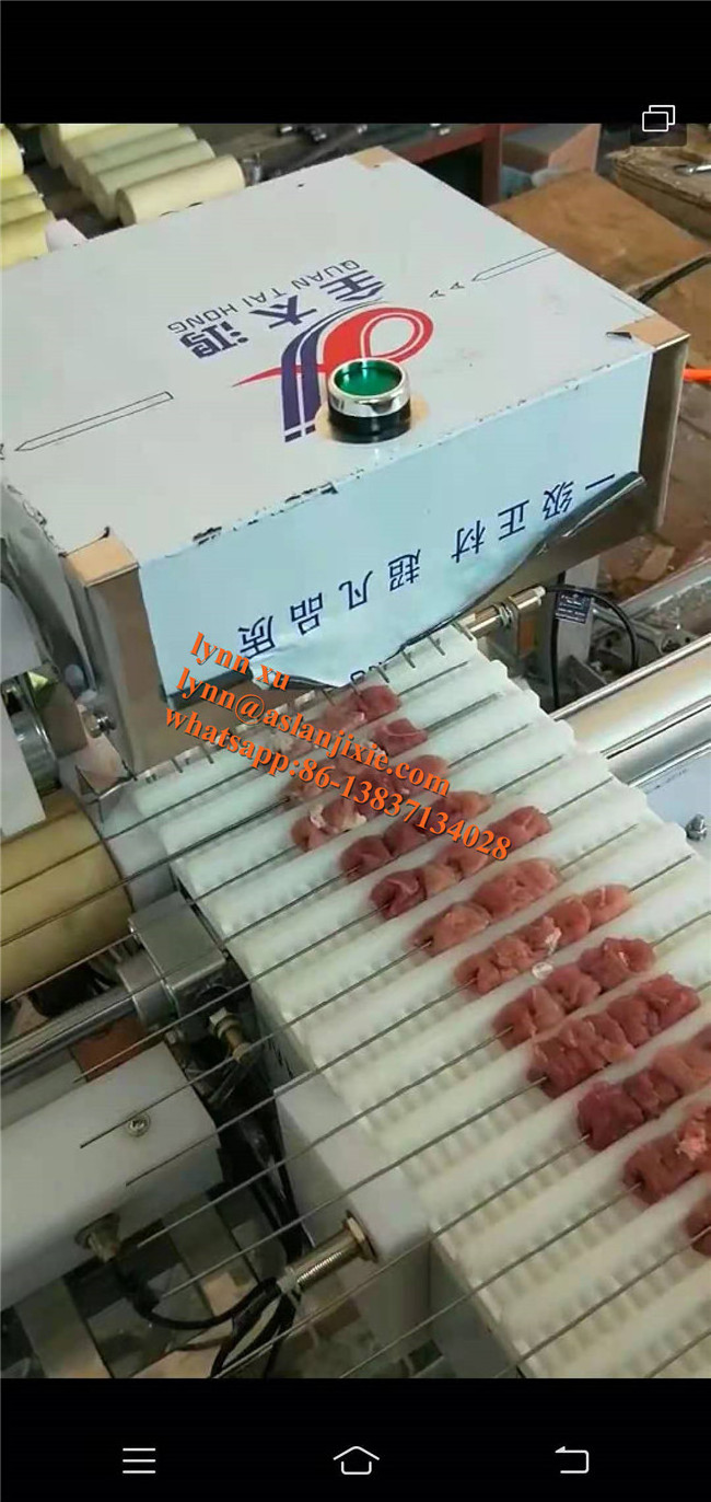 Automatic skewer machine/ satay meat skewer machine/doner kebab machine