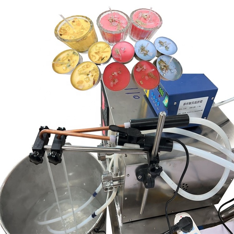 Fragrance candle making machine / Glass jar Tea-light filling machine / tin jar candle making machine