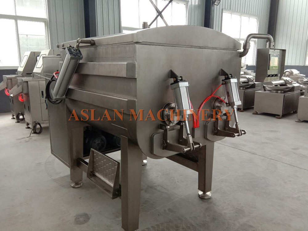 electric sausage meat stuff mixing machine/500kg commercial vacuum minced beef jerky meat mixer