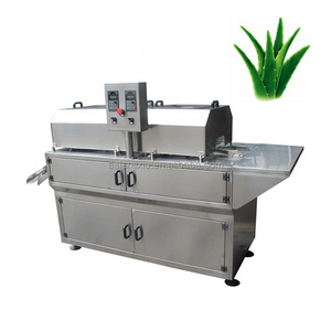 Industrial aleo vera peeler price aloe vera leaf peeling machine aloe vera gel extraction machine