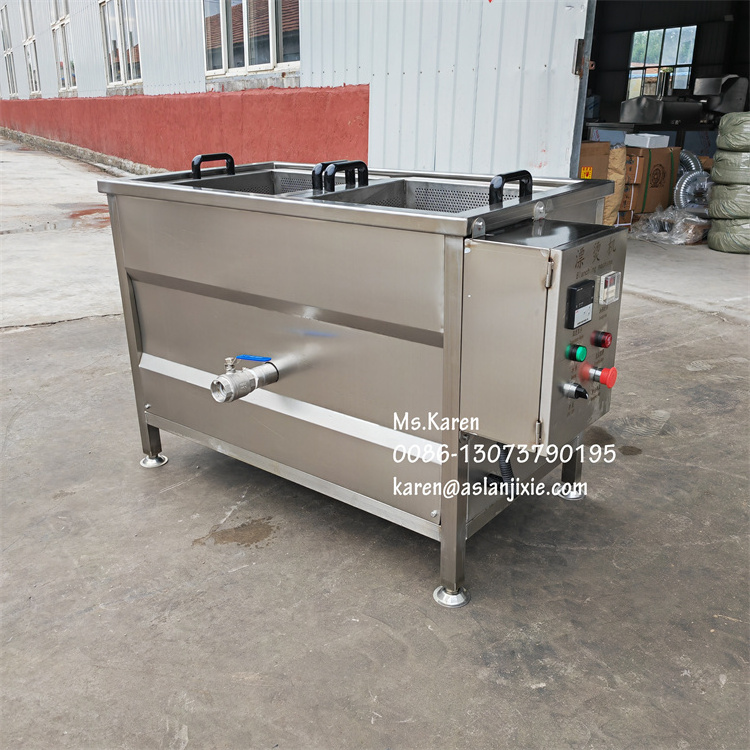 Potato Chips Blanching Machine French Fries Precooking Blanching Baskets Machine