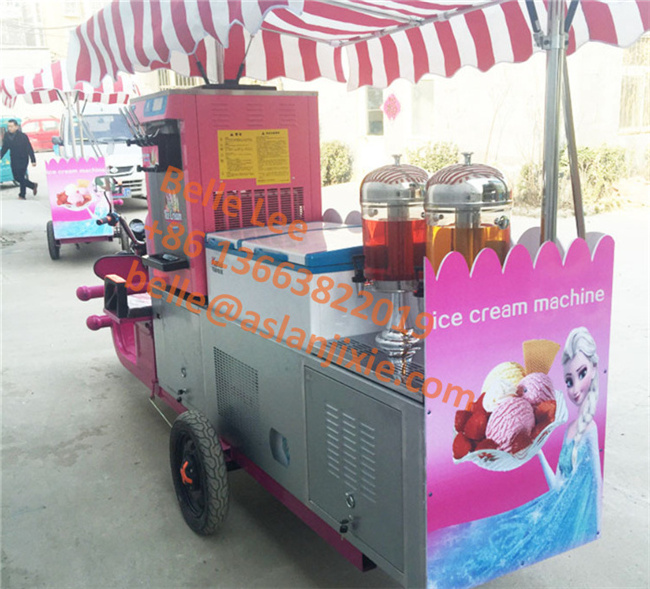 Electric Mobile Food Carts for Sale /Ice Cream Bike/Bicycle Truck Ice Cream Bikes