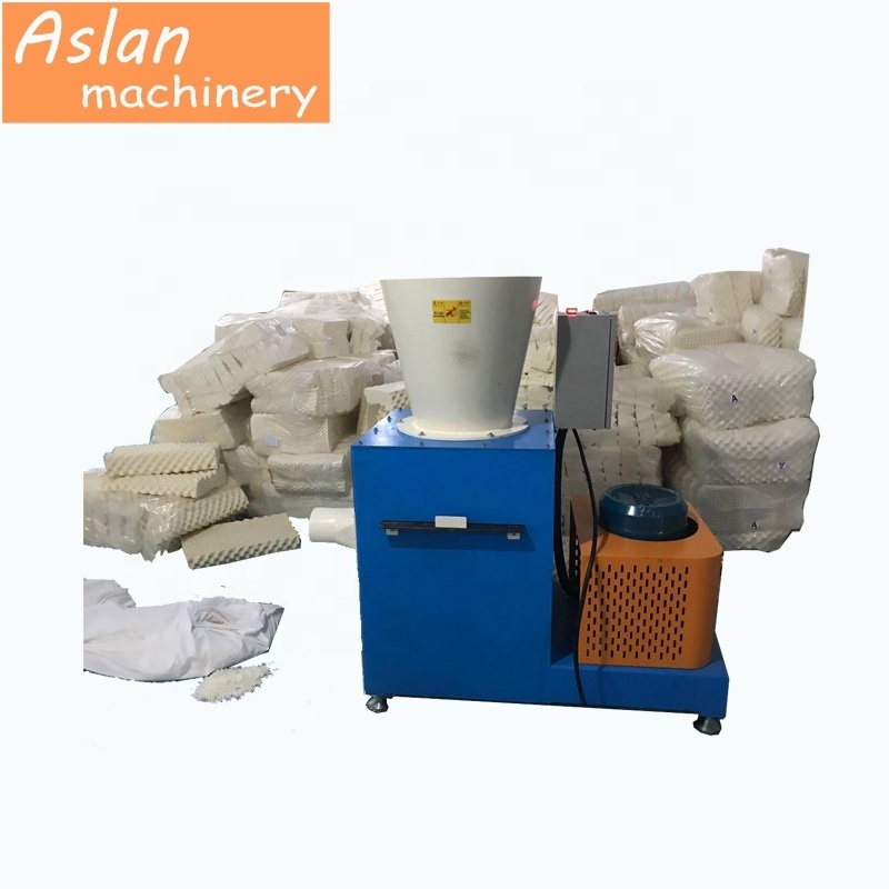 recycled sponge crusher machine / sponge foam shredder for sale / Factory use sponge crushing machine