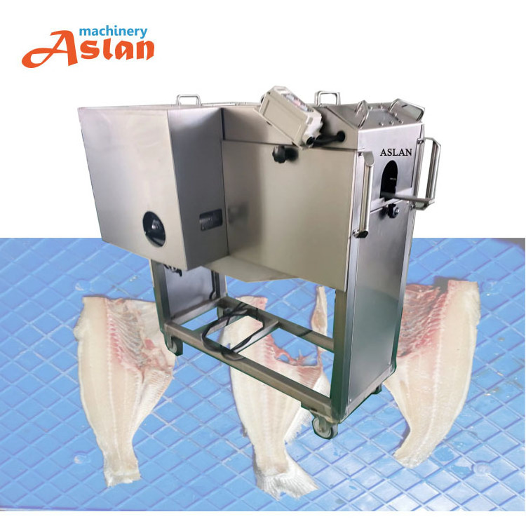 automatic salmon fish back bone removing machine/Sea bass fish fillet cutting machine/fish filleting machine