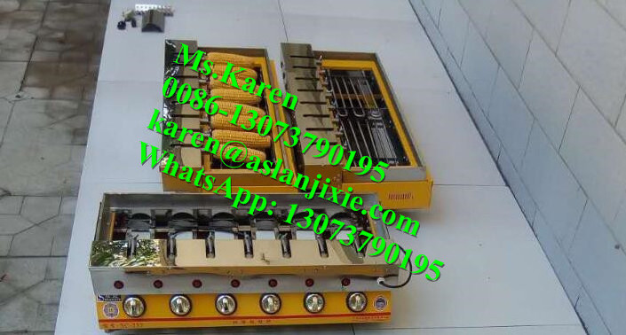 corn roasting machine / gas or electric heating sweet corn roaster machine