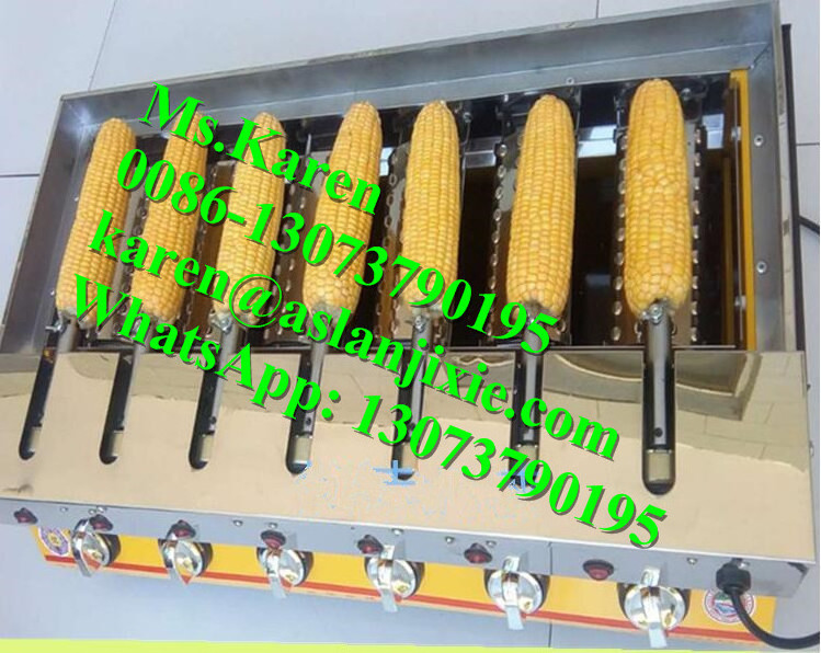 corn roasting machine / gas or electric heating sweet corn roaster machine