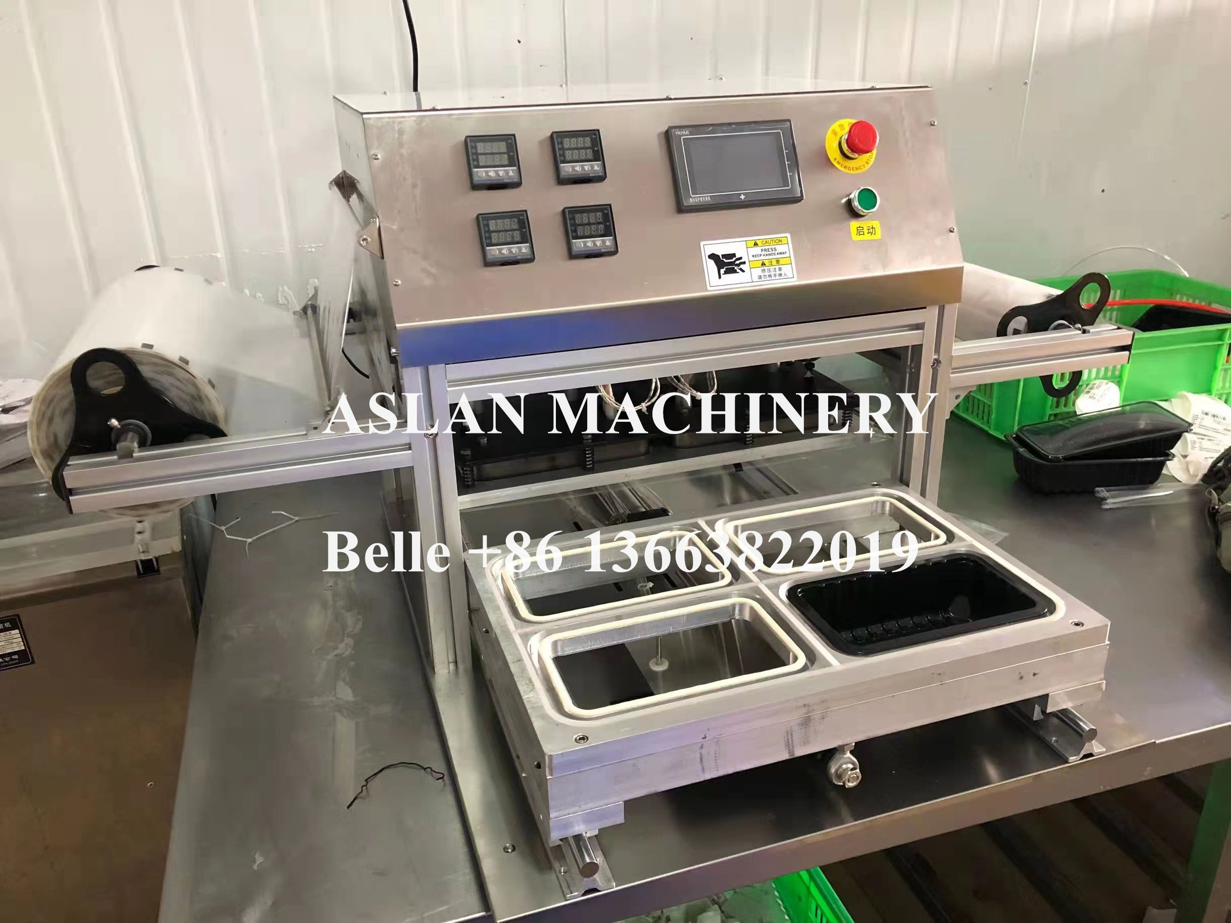 Keep Fresh Meal Trays Sealing Machine Customized Food Box Sealing Machine Cheese Butter Box Sealer Machine