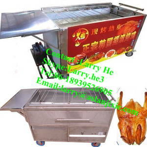 charcoal chicken grill machine/pecking duck roaster/gas chicken rotisserie machine