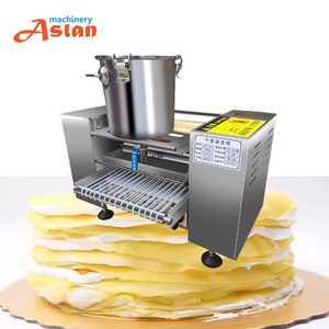 spring roll egg crepe maker/thin egg bread layer cake egg skin making machine / egg pita maker