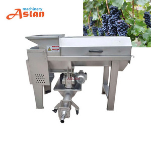 Grape stem remover machine grape seed stalk separator removing machine Grape stemming crushing juice machine