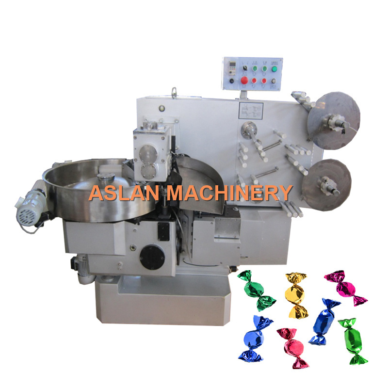 Double Twist Caramel Toffee Candy Wrapping Machine Twist Candy Wrapping Packing Machine Full Automatic