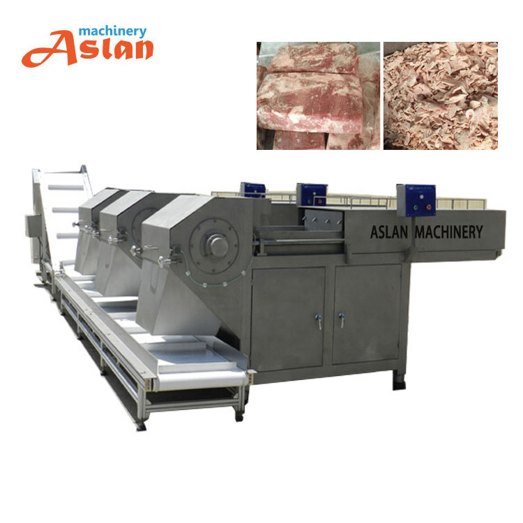 meat block breaker/frozen meat crusher/frozen meat block crushing machine