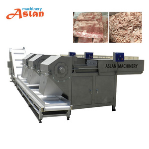 meat block breaker/frozen meat crusher/frozen meat block crushing machine