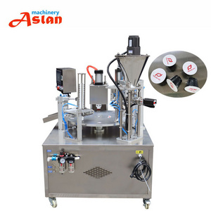 automatic coffee capsule filling sealing machine/Rotary Nespresso K Cup Coffee Capsules Filling Sealing Machine