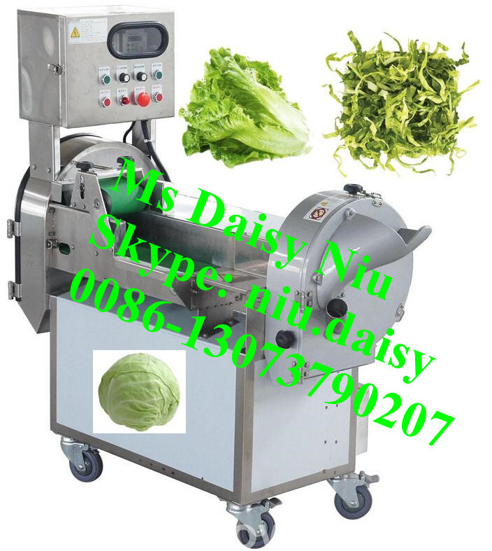 automatic lettuce shredding machine/cabbage cutter shredder machine/vegetable shredder for green salad