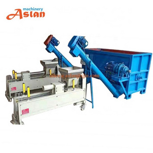 commercial oyster mushroom spawn bag filling machine/fungus substrate blender mixer/toadstool growing mixing bagging line