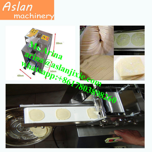 4800pcs/h Indonesia pastel wrapper making machine /Jalangkote sheet making machine/ pizza base sheet maker