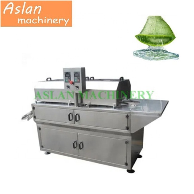 Automatic aloe processing machine/cactus skin peeling machine/aloe vera leef extration machine