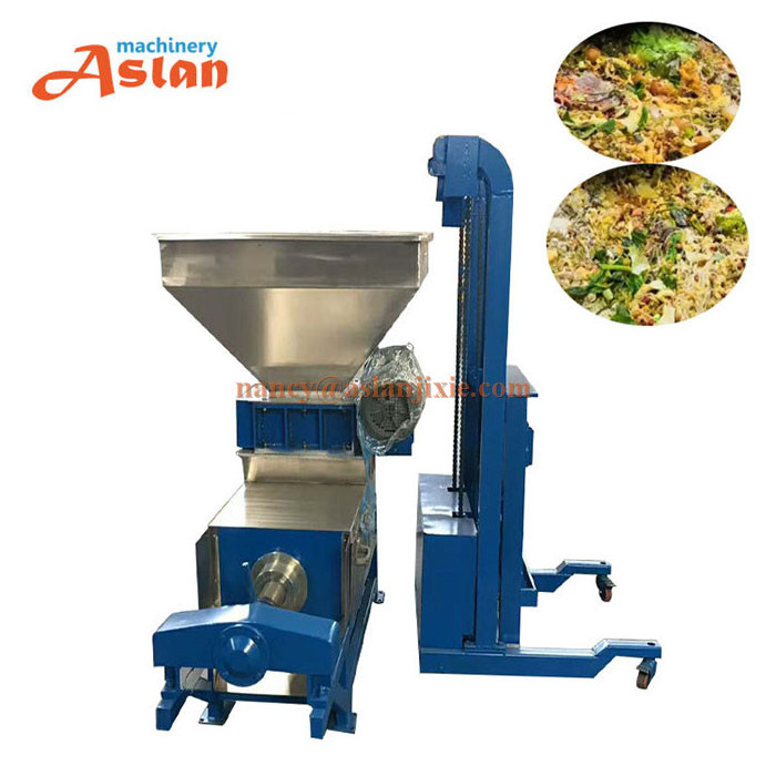 Fiber vegetable waste treatment equipment/Kitchen waste crushing press dewatering machine/Industrial juicer machine