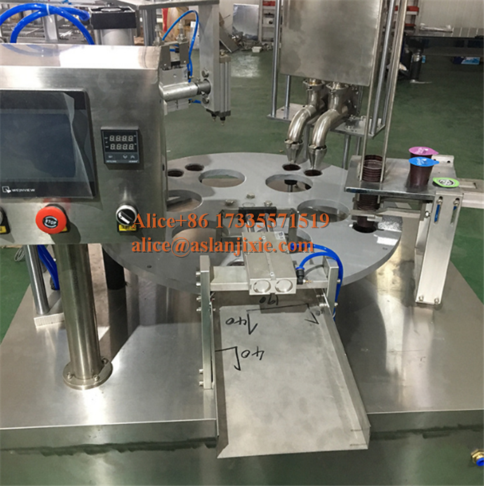 automatic small cup ketchup filler sealer/honey syrup bowl filling machine/yoghurt fruit pulps tray sealing packing machine