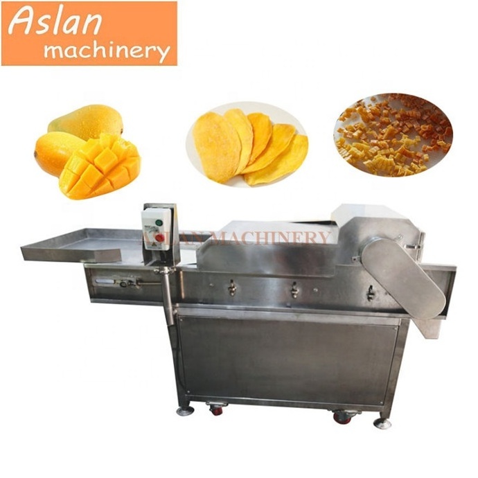 CE fruit dried mango dicing machine/3mm snack food vegetable Okra dicer machine/4 mm preserved fruit mango cube cutter