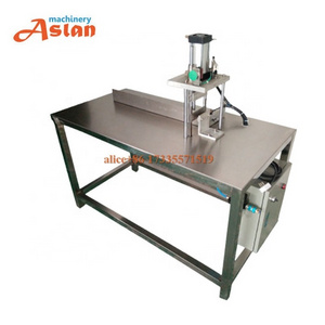 semi-automatic bar soap cutter/round soap slicer cutter machine/soap strip cutting machine