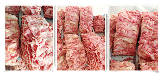 200 kg  bone meat separating machine/poultry rabbit leg meat deboner/low temperature meat bone mincing machine