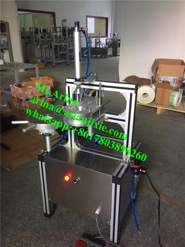 hotel soap pleat packaging machine/ round tea cakes coated paper wrapping machine/ soap glass paper pleat wrapping machine