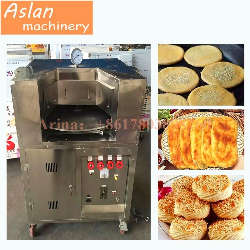 240pcs pitta bread oven gas Crepe rotary Maker machine Indian Naan forming baking machine