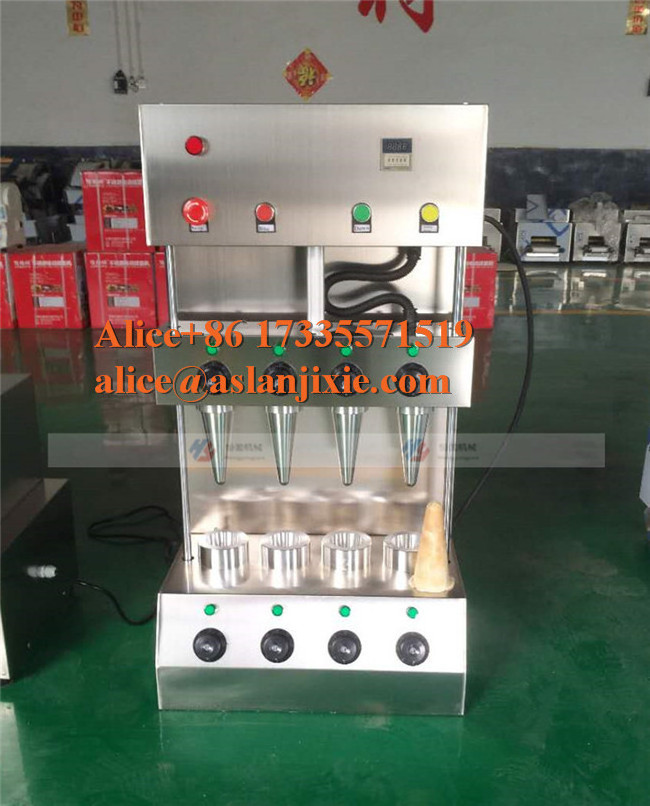 pizza cone display cabinets/pizza cone rotating holder/ hand hold pizza cone forming machine