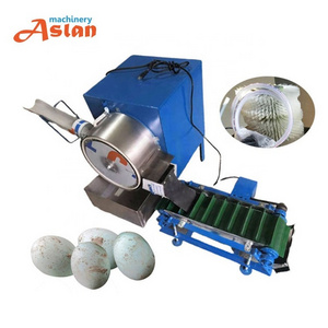 2022 fresh chicken egg washing machine/small goose egg water cleaning machine/single line carbon steel egg brush washing machine