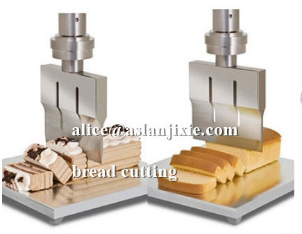 Ultrasonic cake bakery cutting equipment/ cake processing line machine/square round cake cutter machine