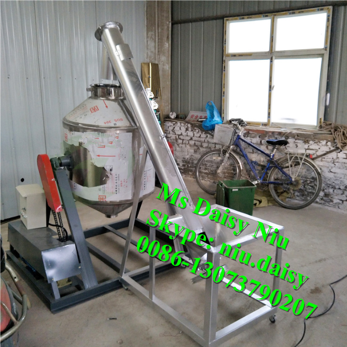 drum type food powder rotary mixer /cereal sesame mixing additive machine/Herbal Powder blending mixer machine