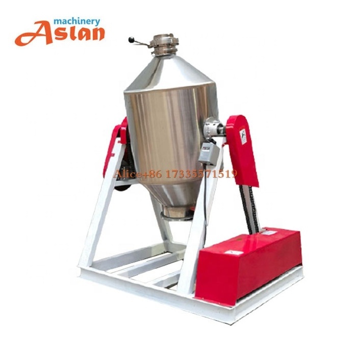 drum type food powder rotary mixer /cereal sesame mixing additive machine/Herbal Powder blending mixer machine